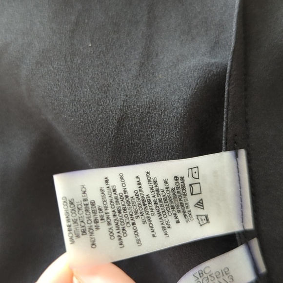 Calvin Klein Floral Asymmetrical Dress Black Pink 8 bohemian wedding party - Picture 7 of 7